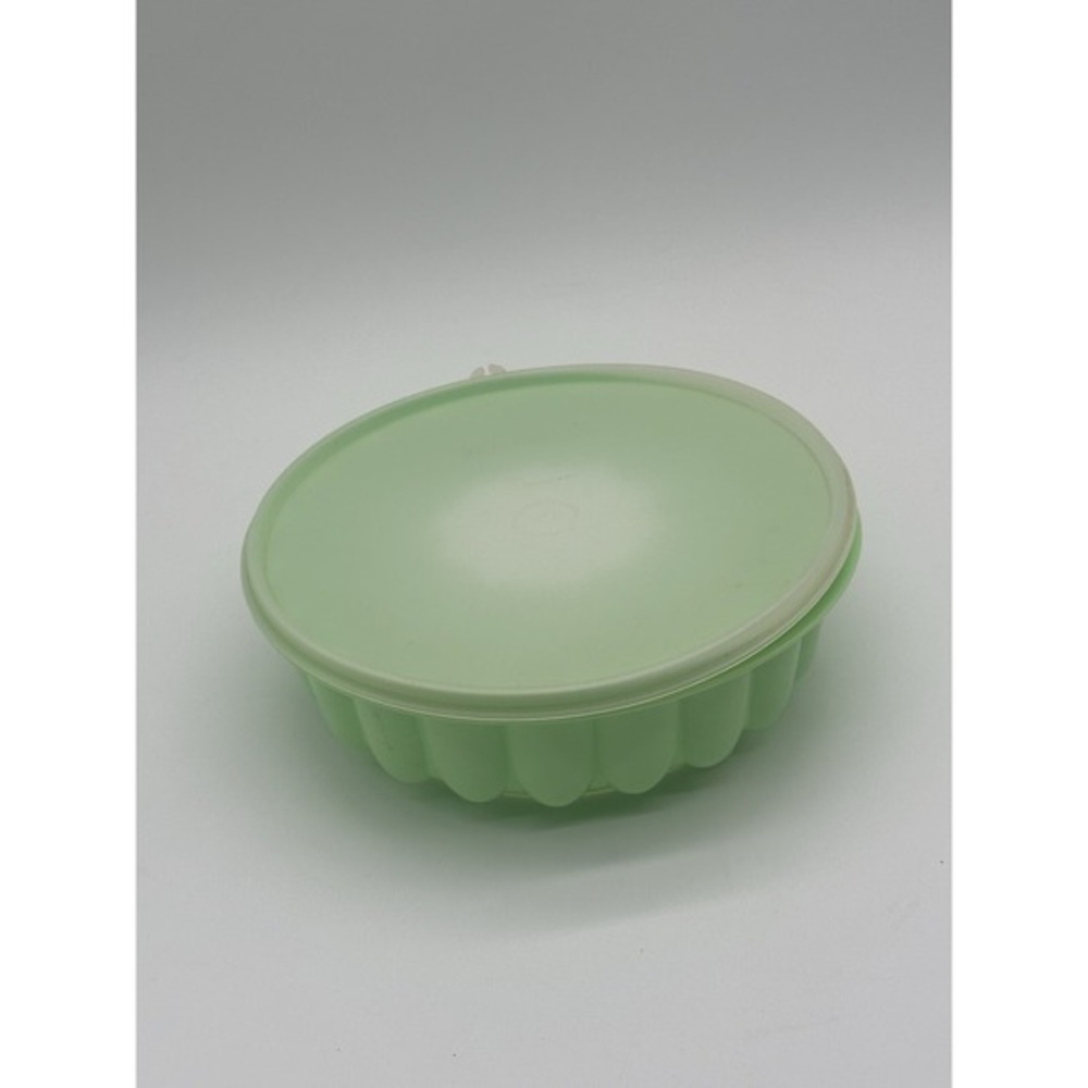 Classic Tupperware Jello Mold Ice Ring Mint Green 1202 1201 1203 Vintage 3 Piece